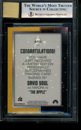 2006 Star Trek TOS 40th Anniv Autograph David Soul Makora Limited Auto BGS 9/10